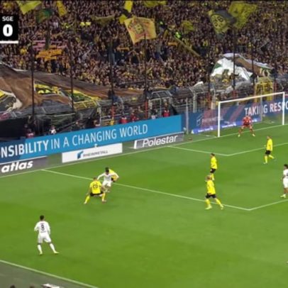 Dortmund vence Frankfurt por 3 a 2 em clássico da Bundesliga