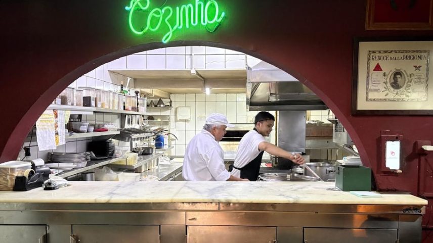 A cozinha do Don Pepe di Napoli. Foto: Acervo Pessoal/Allan Vila Espejo/Don Pepe di Napoli