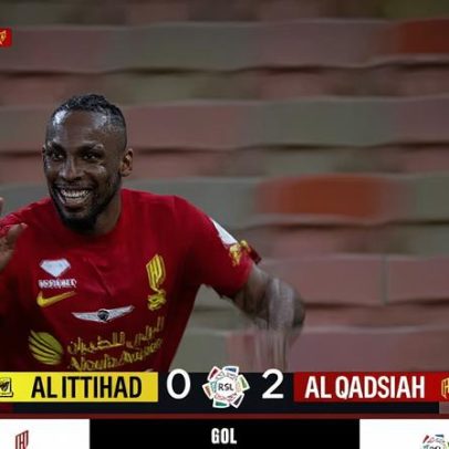 Al Qadisiyah goleia Al Ittihad por 3 a 0 com gols de Julian Quinones
