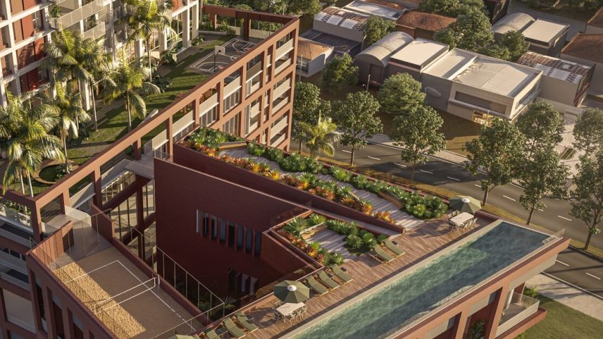Projeção do empreendimento The Club, da Meta Incorporadora: prédio tem VGV estimado em R$ 700 milhões