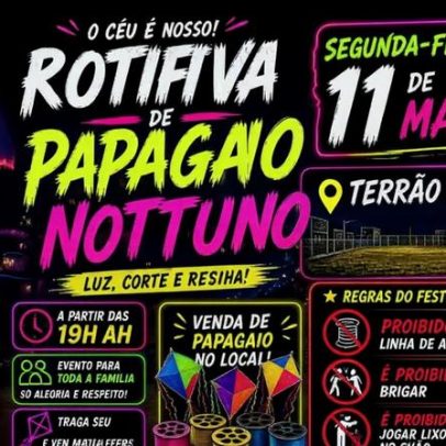 Homem é morto com 12 tiros durante festival de pipas no Morro das Pedras