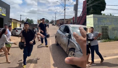 Repórter é agredido durante cobertura de acidente em RO
