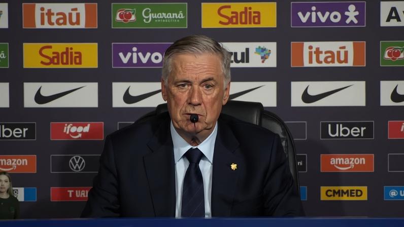 Ancelotti anunciou seleção para Copa do Mundo no Rio de Janeiro
