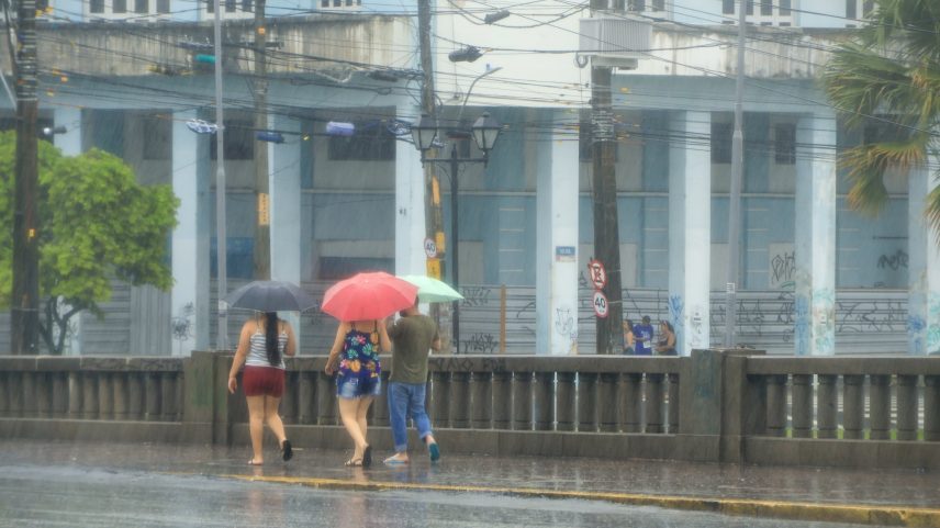 Previsão é de temporais entre 50 e 100 mm no dia
