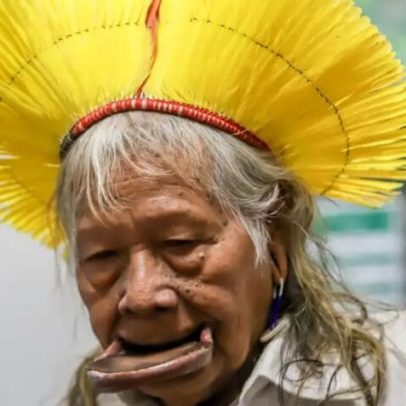 Cacique Raoni, 94, é internado em UTI com pneumonia