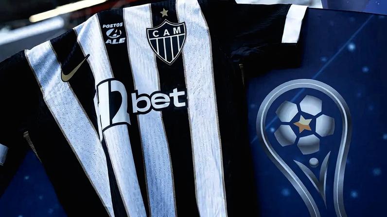 Camisa do Galo Sul-Americana (Foto: Pedro Souza / Atlético)