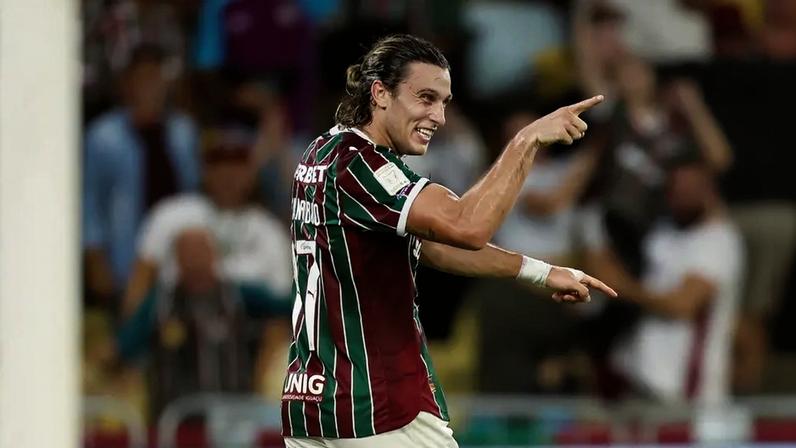 Canobbio comemora gol em Fluminense x São Paulo no Maracanã (Foto: Marcelo Gonçalves / Fluminense FC)