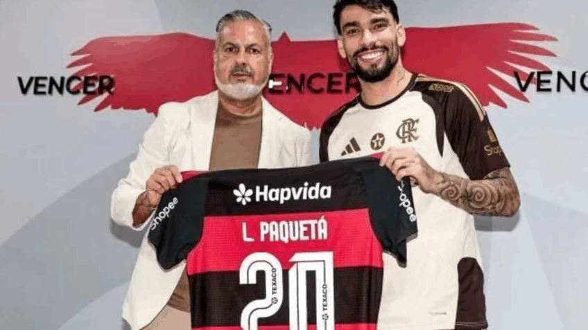 Flamengo acertou a vinda de Lucas Paquetá West Ham United (Inglaterra) por 42 milhões de euros.