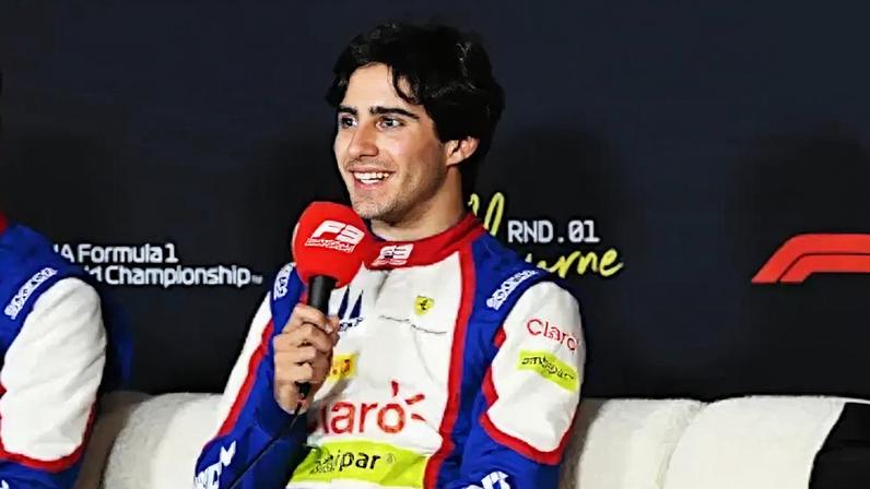 Rafael Câmara em entrevista coletiva, ainda na F3 (Foto: Reprodução/F3)
