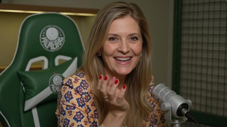 Mandato de Leila Pereira no Palmeiras vai até o o fim de 2027 (Foto: Reprodução/Palmeiras)