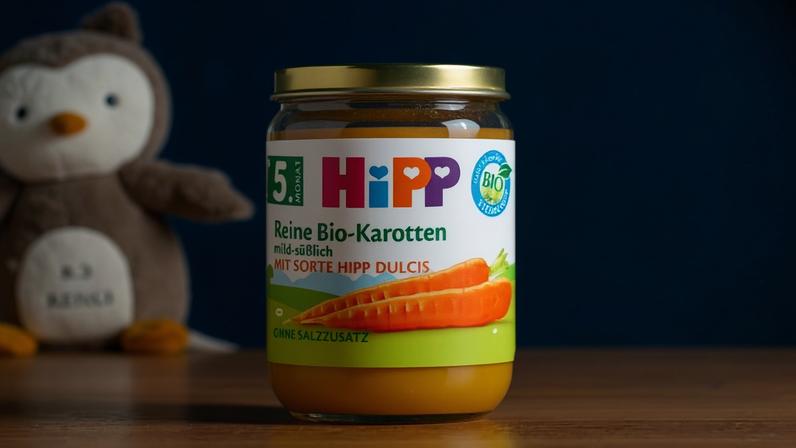Papinha para bebês da marca HiPP