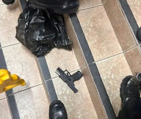 Arma utilizada por adolescente para atirar em alunos e funcionários da escola