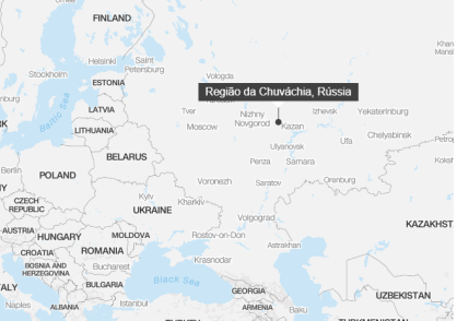 Duas pessoas morreram em um ataque com míssil de longo alcance e drone na região da Chuváchia, na Rússia, na terça-feira
