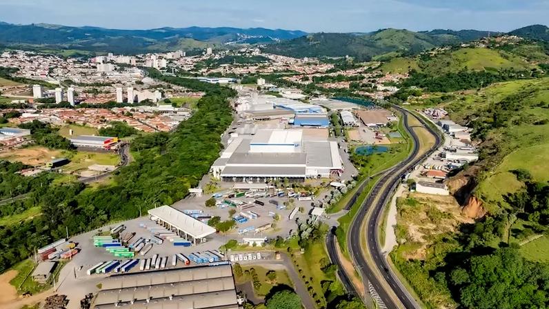 Imagem aérea do complexo fabril da Ypê em Amparo, no interior paulista (Divulgação/Ypê)