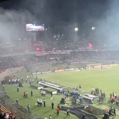 Jogo da Libertadores do Flamengo é interrompido por protestos na Colômbia