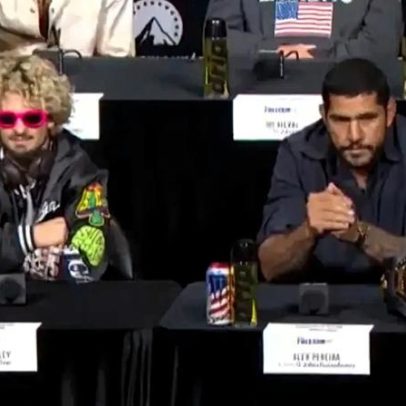 Ex-campeão do UFC fica impressionado com glúteos de Alex Poatan