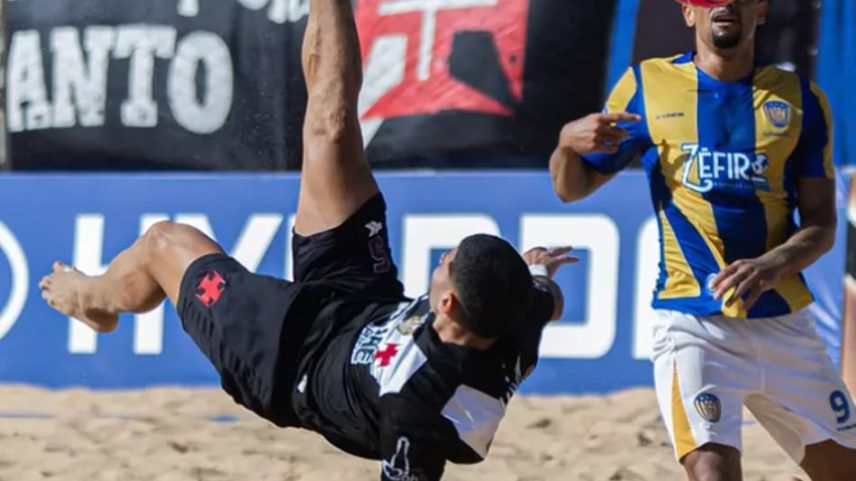 Vasco vence na semifinal da Libertadores de Beach Soccer (Foto: Divulgação; Vasco da Gama; Victor Hugo Kos)