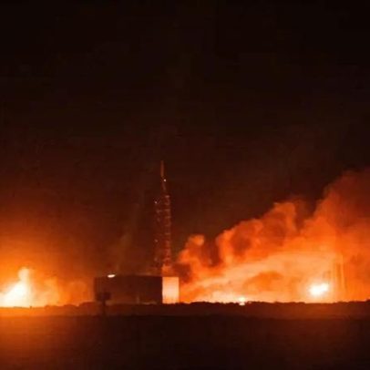 Foguete da Blue Origin explode na plataforma de lançamento durante teste