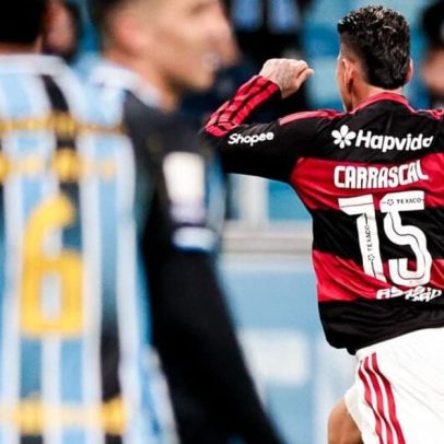 Carrascal celebra vitória do Flamengo sobre o Grêmio como planejado