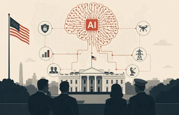 A inteligência artificial generativa passou a integrar rotinas corporativas e acelerar processos em diferentes áreas (Imagem gerada por IA)