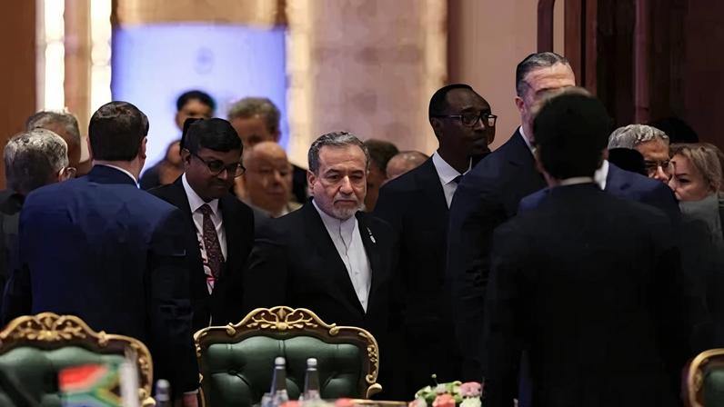 Chanceler do Irã, Abbas Araqchi, participa da reunião de ministros das Relações Exteriores do Brics em Nova Délhi14 de maio de 2026