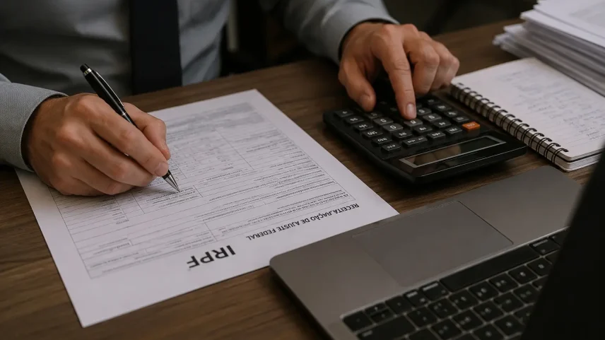 O diagnóstico do Leão: o que a sua declaração de IR diz sobre a saúde do seu planejamento para 2026? (Foto: Imagem gerada por IA/ Mhydas Planejamento Financeiro)