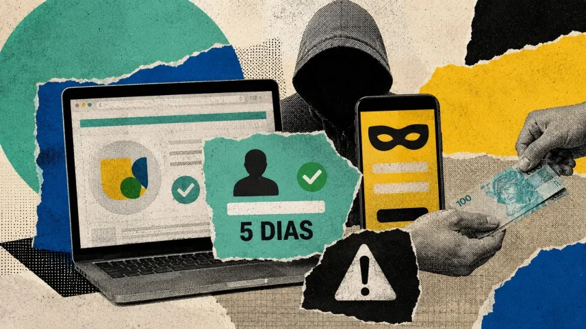 Golpe do Desenrola 2.0: criminosos prometem nome limpo em cinco dias (Foto: Ilustração Gazeta do Povo - com DALL-e)