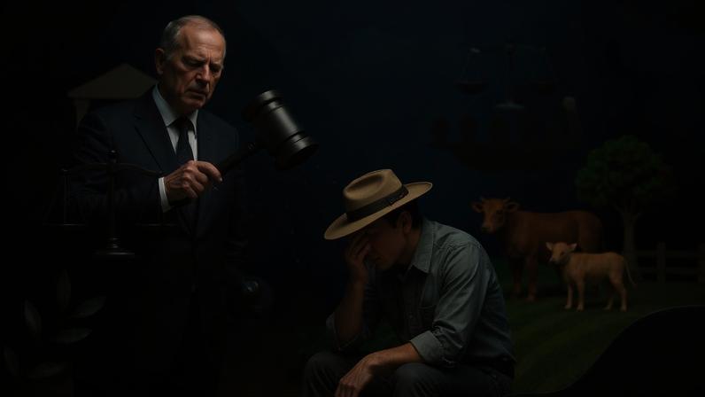 Produtores rurais vem sendo vítimas de ativismo judicial. (Foto: Imagem produzida por Gemini IA/Gazeta do Povo)
