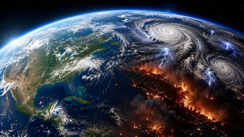 O IPCC admite exagero em cenário climático apocalíptico usado por anos para justificar alarmismo, políticas caras e previsões contestadas. (Foto: Imagem criada utilizando Chatgpt/Gazeta do Povo)
