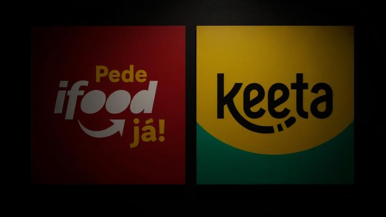 Ifood e Keeta (Imagem gerada por IA)