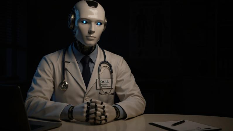 Consultar IA para saúde é rápido, mas arriscado: pode minimizar sintomas, errar diagnósticos e incentivar automedicação. (Foto: Imagem criada utilizando Chatgpt/Gazeta do Povo)