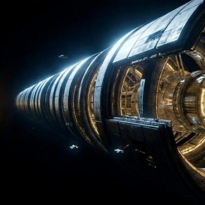 Nave de 58 km levaria 2.400 pessoas a Alpha Centauri em 400 anos com gravidade artificial