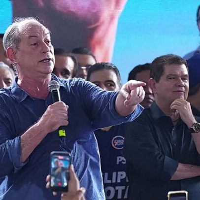 Ciro Gomes confunde gesto com símbolo do Comando Vermelho