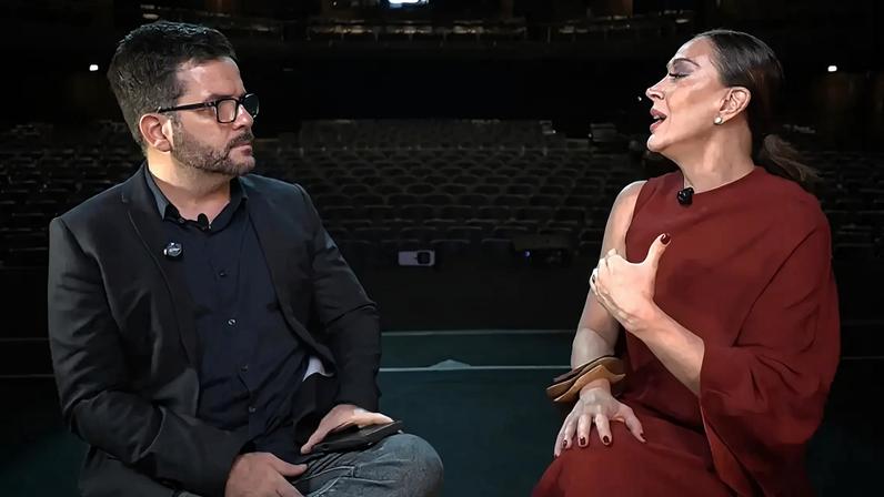 Claudia Raia é a convidada do programa semanal da coluna GENTE - (VEJA/Reprodução)
