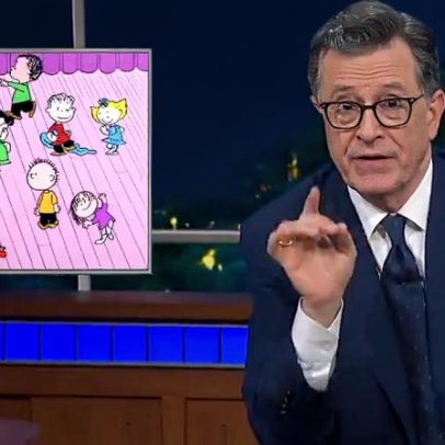 Colbert usa música dos Peanuts no finale e CBS teme custos com direitos
