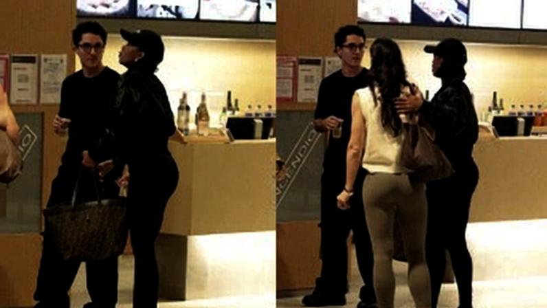 IZA e namorado são fotografados em cinema de shopping