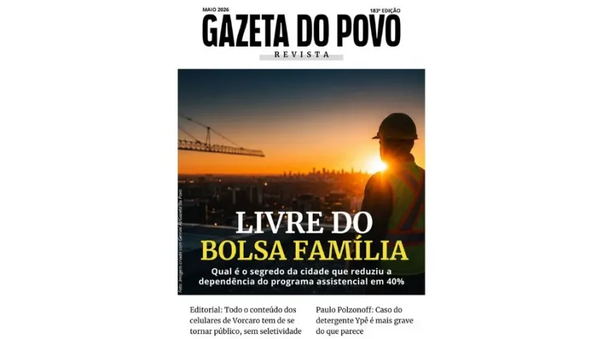 Gazeta do Povo Revista mostra como município está conseguindo tirar famílias do Bolsa Família (Foto: Reprodução)