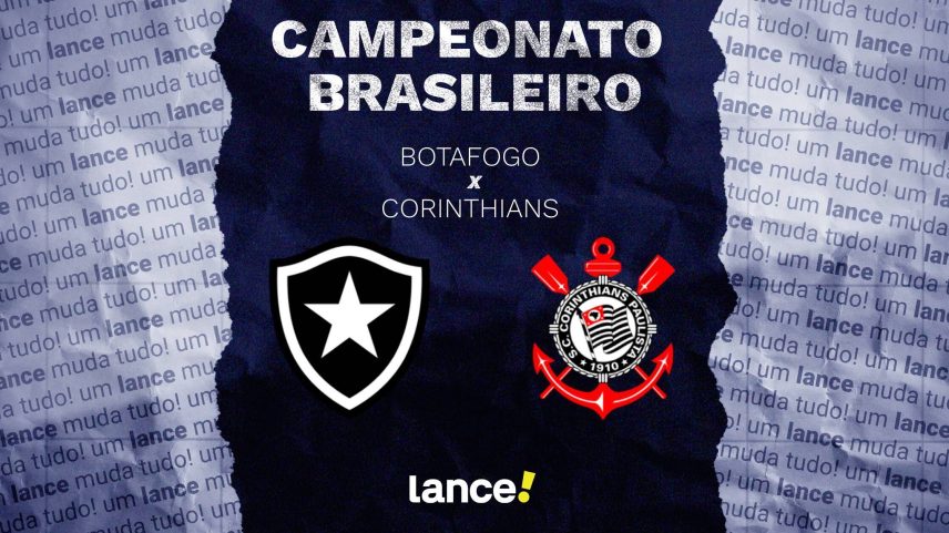 Botafogo x Corinthians: horário, TV e escalações pelo Brasileirão