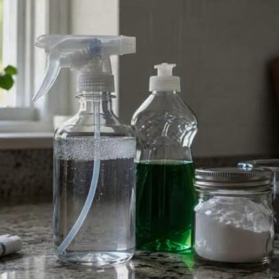 Solução caseira oferece alternativa eficaz para limpar gordura na cozinha