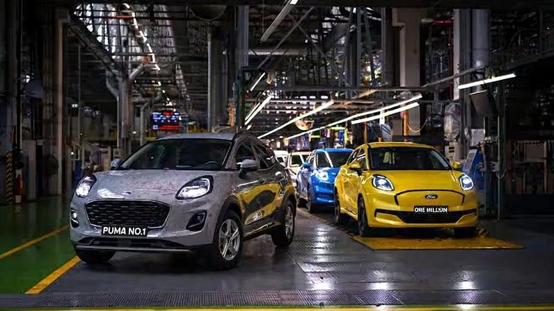 Ford Puma na linha de produção