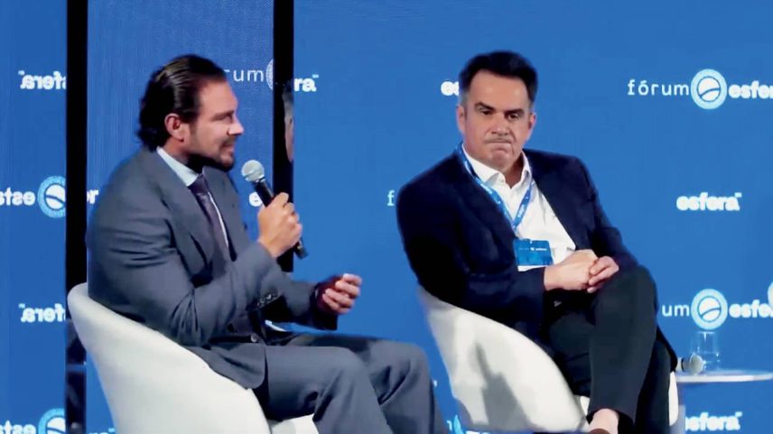 ALIANÇA - Vorcaro e Ciro: amizade entre banqueiro e senador entrou no debate (Esfera Brasil/Reprodução)