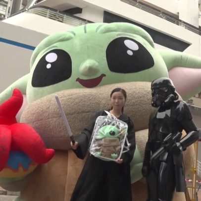 Fãs de Star Wars celebram universo da franquia em evento temático em Hong Kong