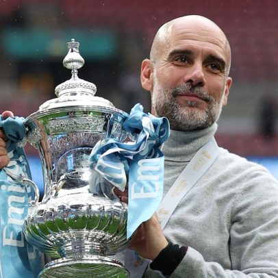 Guardiola veta celebração do City pela FA Cup para focar na Premier League