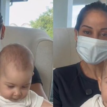 Maíra Cardi atualiza estado de saúde da filha após bronquiolite