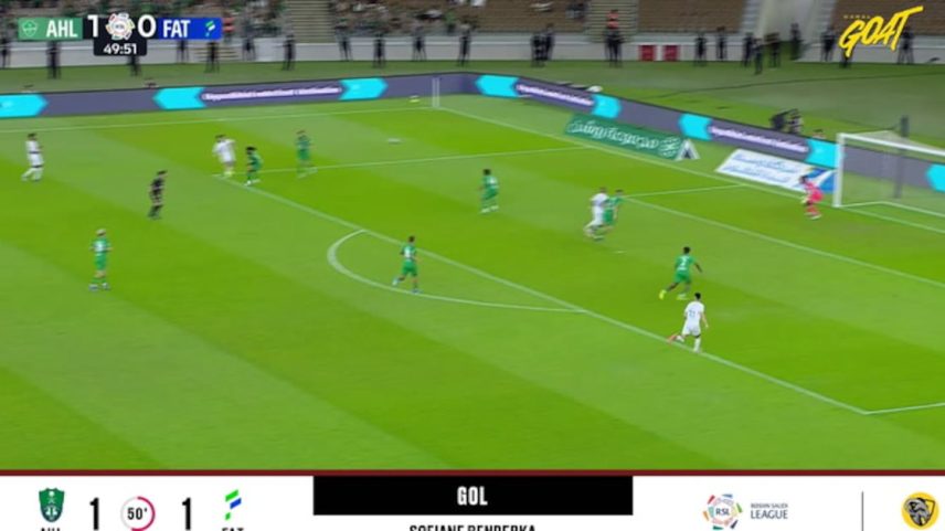 Al Ahli SC e Al Fateh empatam 1-1; gol de Sofiane Bendebka