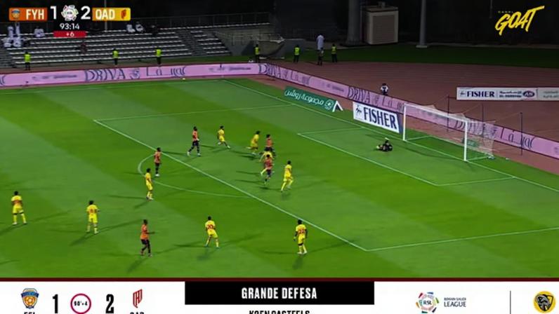 Al Feiha - Al Qadisiya 0 - 0 | DEFESA DO GOLEIRO - Koen Casteels