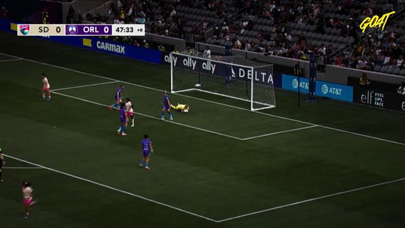 San Diego Wave (W) - Orlando Pride (W) 0 - 1 | DEFESA DO GOLEIRO - Anna Moorhouse