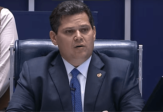 Davi Alcolumbre, presidente do Senado | Reprodução/TV Senado
