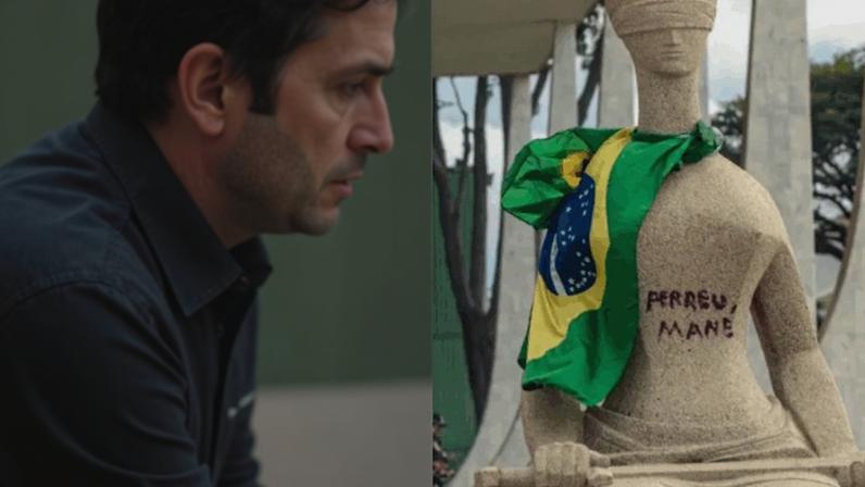 Débora ficou conhecida por ter escrito com batom a frase "Perdeu, mané" na estátua da Justiça