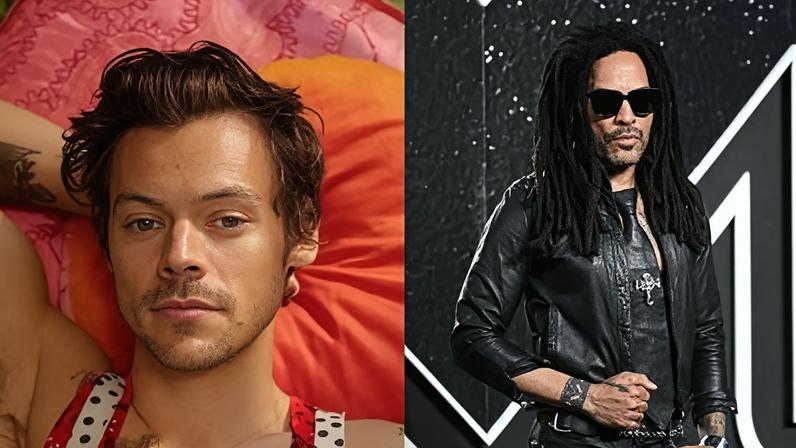 Lenny Kravitz demonstra apoio a futuro genro Harry Styles